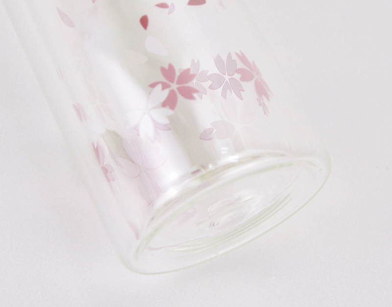 《御膳坊》櫻花雙層玻璃杯500ml